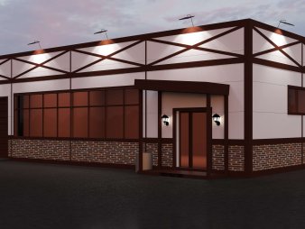 Магазин из сэндвич-панелей