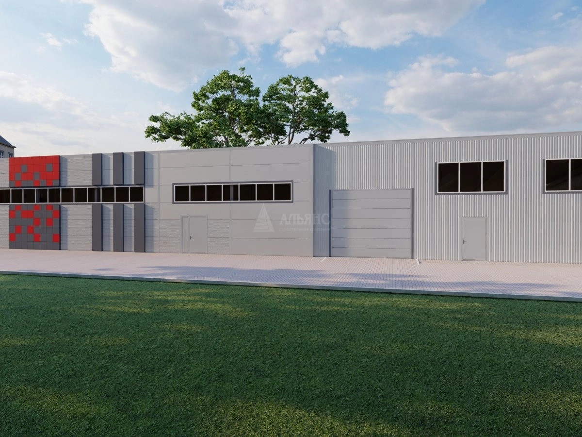 3D визуализация Магазин из сэндвич панелей с холодным складом - фото 5