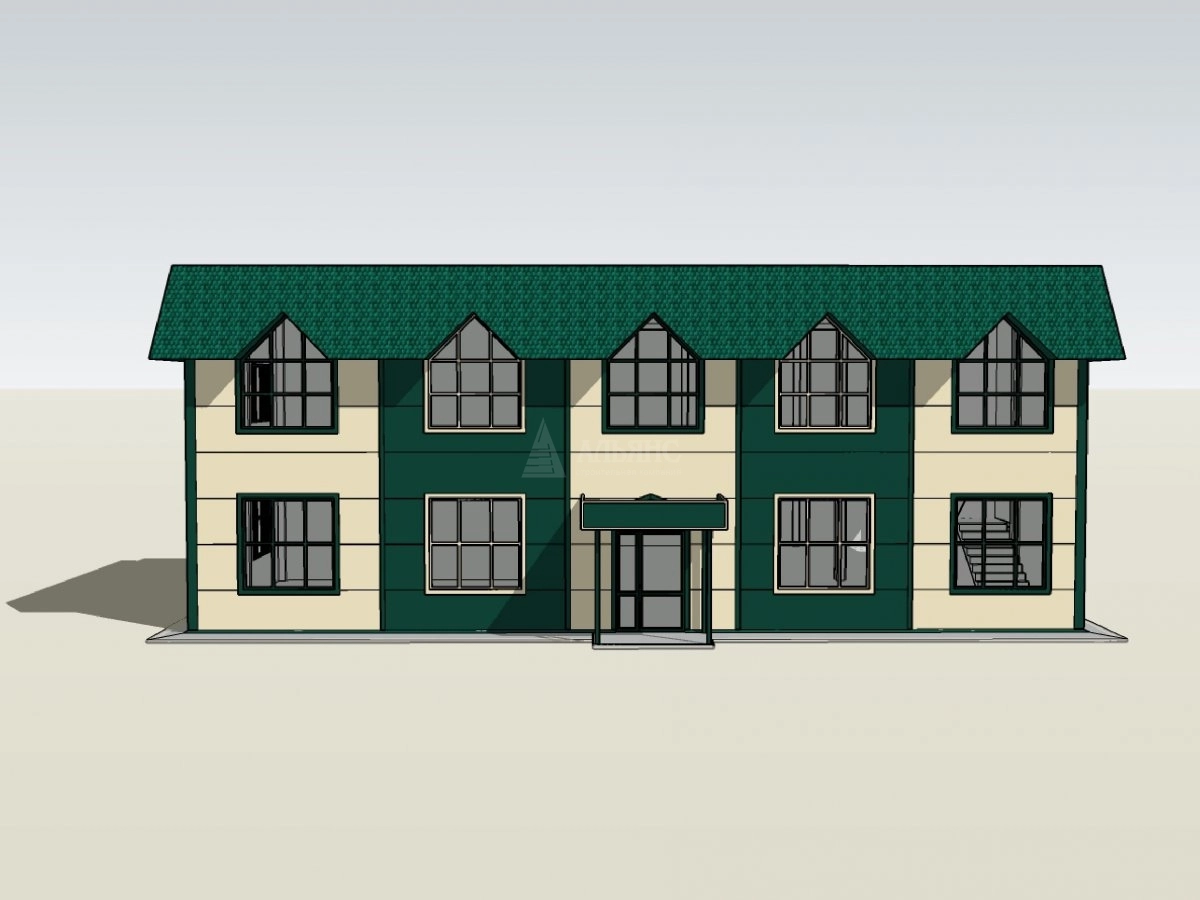 3D визуализация Магазин из сэндвич-панелей - фото 6