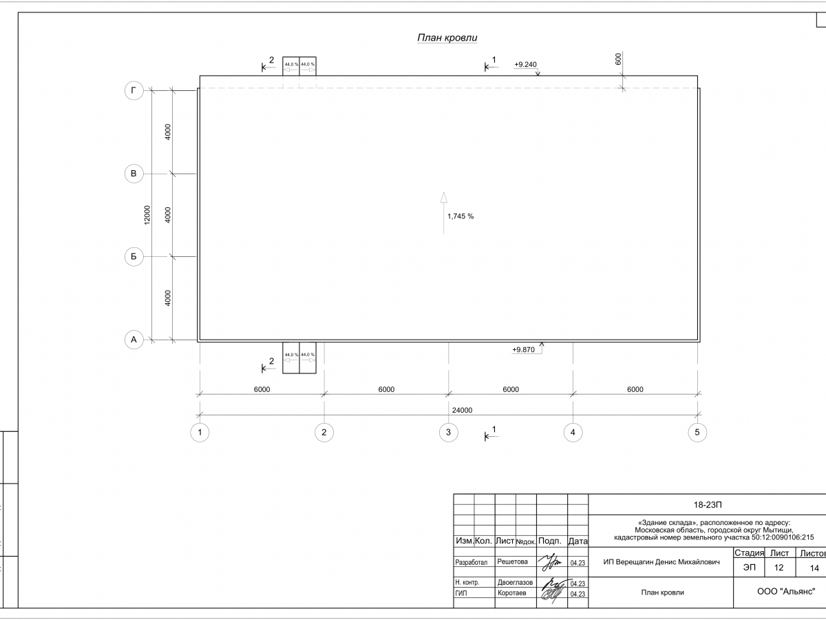 Планировка Склад из сэндвич-панелей -  фото 4
