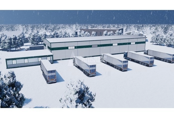 3D визуализация Сервизный центр из сэндвич-панелей - фото 5