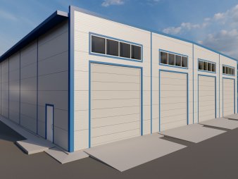 Проект СТО из сэндвич-панелей