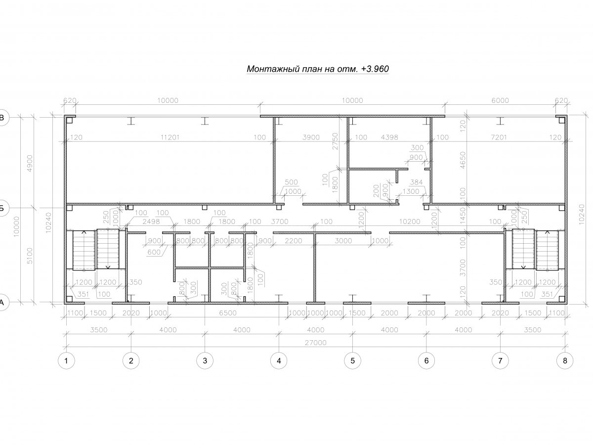 Планировка Проект СТО с АБК из сэндвич-панелей -  фото 5